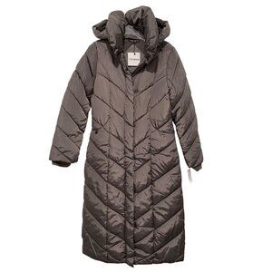 Steve Madden $225 Hooded Puffer Quilted Coat Winter NWT